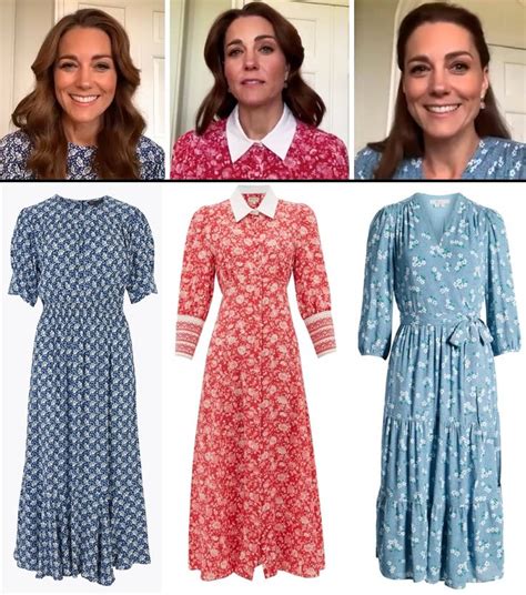 middleton vestito prada floreale|The Duchess’s Fondness for Floral Day Dresses .